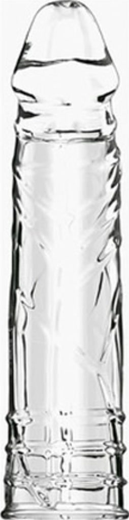 Pretty Love Sleeve Damarlı Dolgulu 4 Cm Uzatmalı Şeffaf Silikon Penis Kılıfı