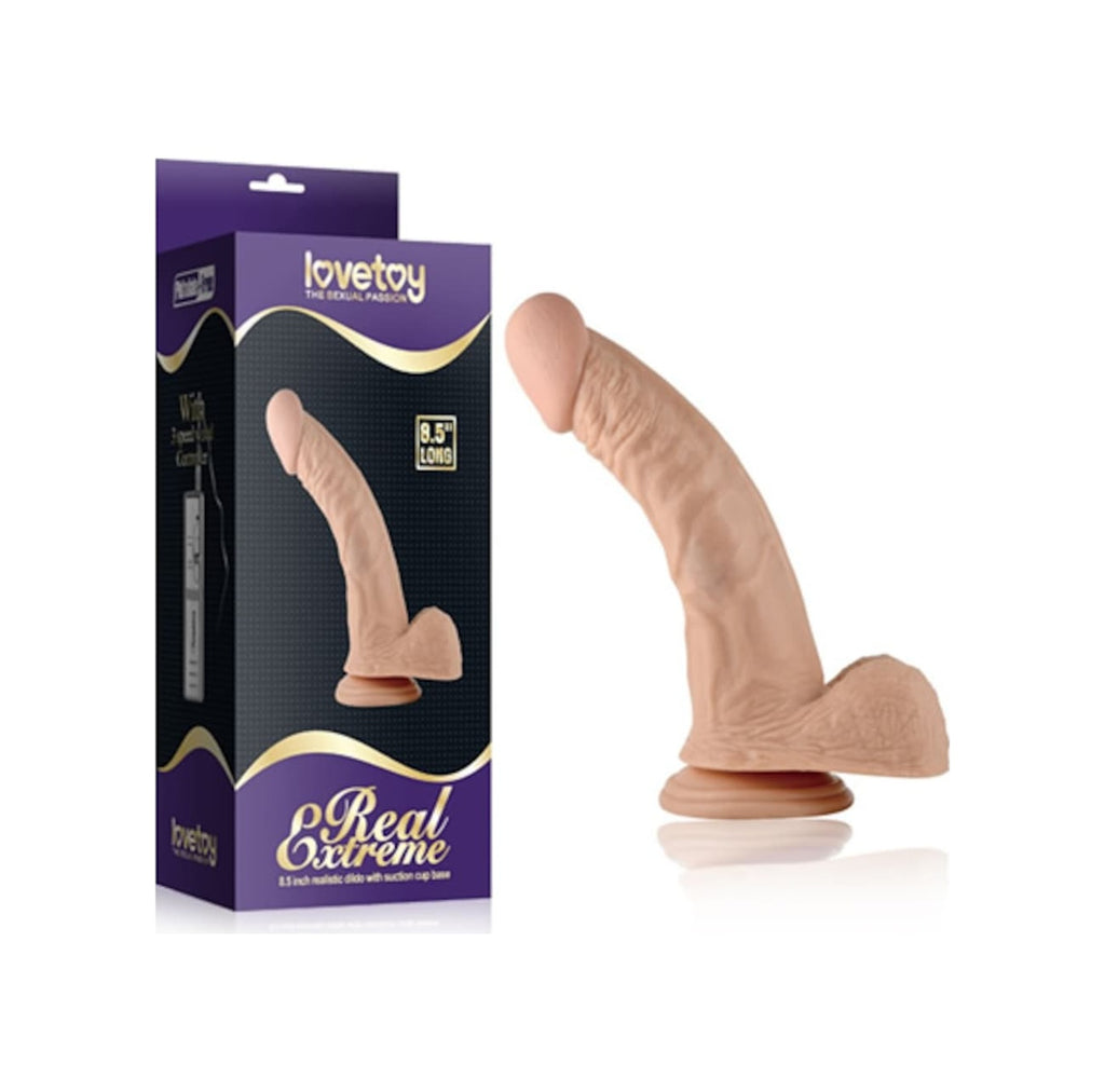 Lovetoy Real Extreme Eğimli Süper Gerçekçi Realistik Penis Vantuzlu Dildo