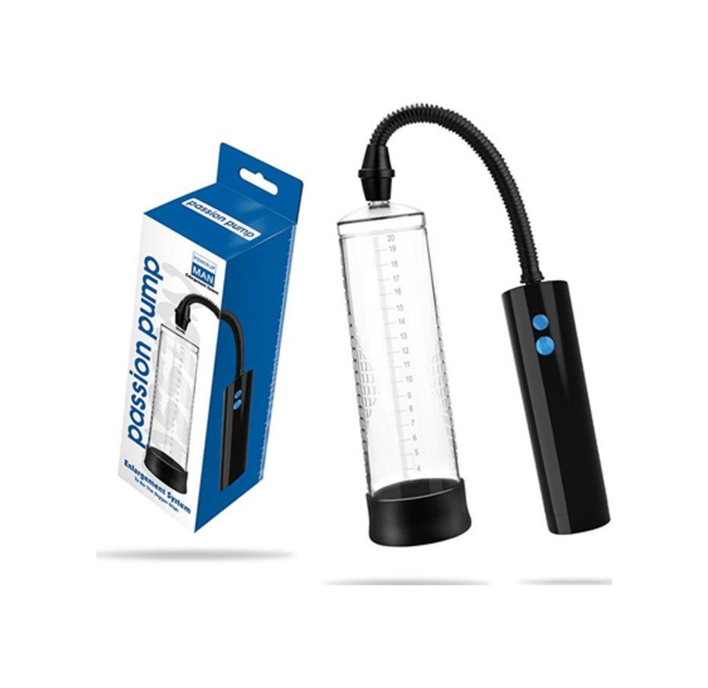 Passion Pump Power Up 22 Cm Usb Şarjlı Emiş Gücü Yüksek Penis Vakum Pompası
