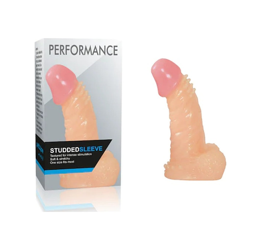 Lovetoy Studded Et Dokusunda Uzatmalı Testisli Realistik Penis Kılıfı