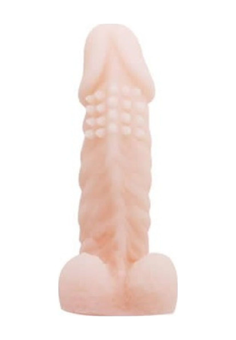 Lovetoy Studded Et Dokusunda Uzatmalı Testisli Realistik Penis Kılıfı