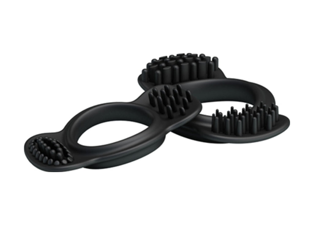 Baile Ring Set 2 Farklı Boyda Silikon Penis Halkası Zenci Penis Yüzüğü