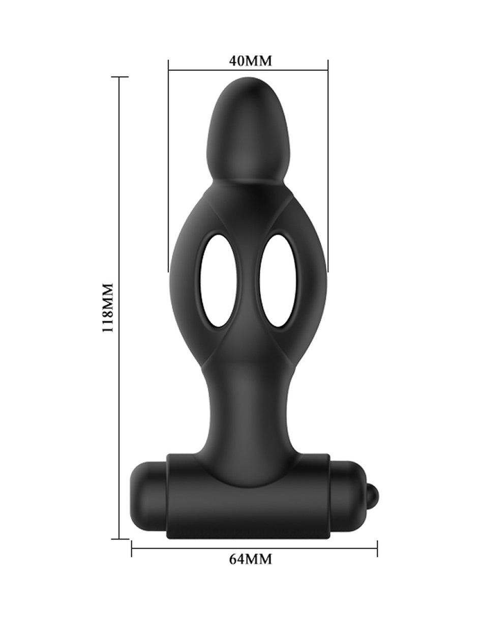 Mr. Play 10 Titreşimli Anal Plug Titreşimli Silikon Anal Tıkaç