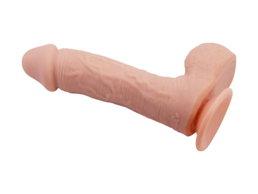 Baile Beautiful 22 Cm Realistik Kalın Vantuzlu Damarlı Dildo Penis