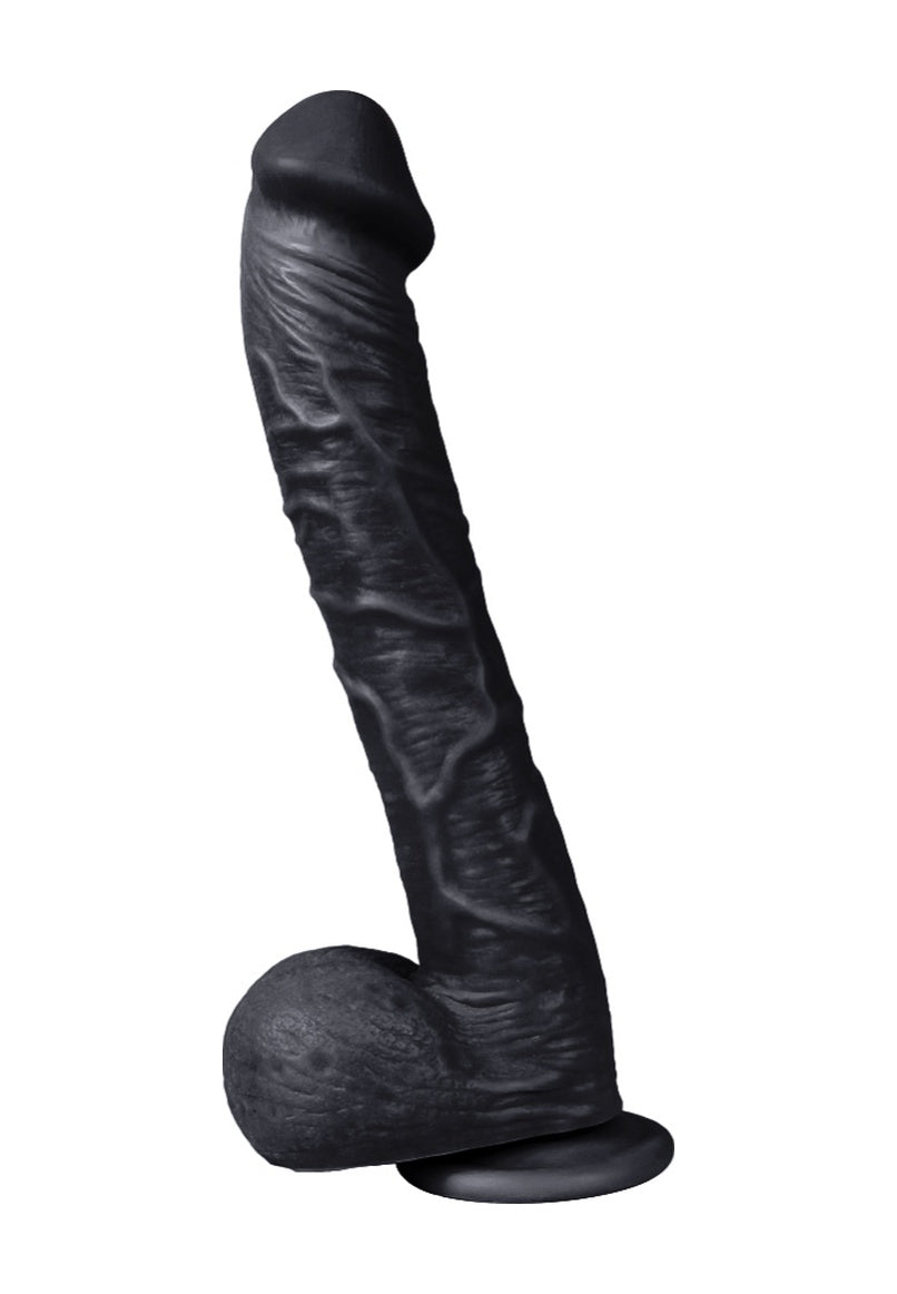 Zenci Dev Gladyatör 33 CM Realistik Penis Gerçek Görünümlü Dildo
