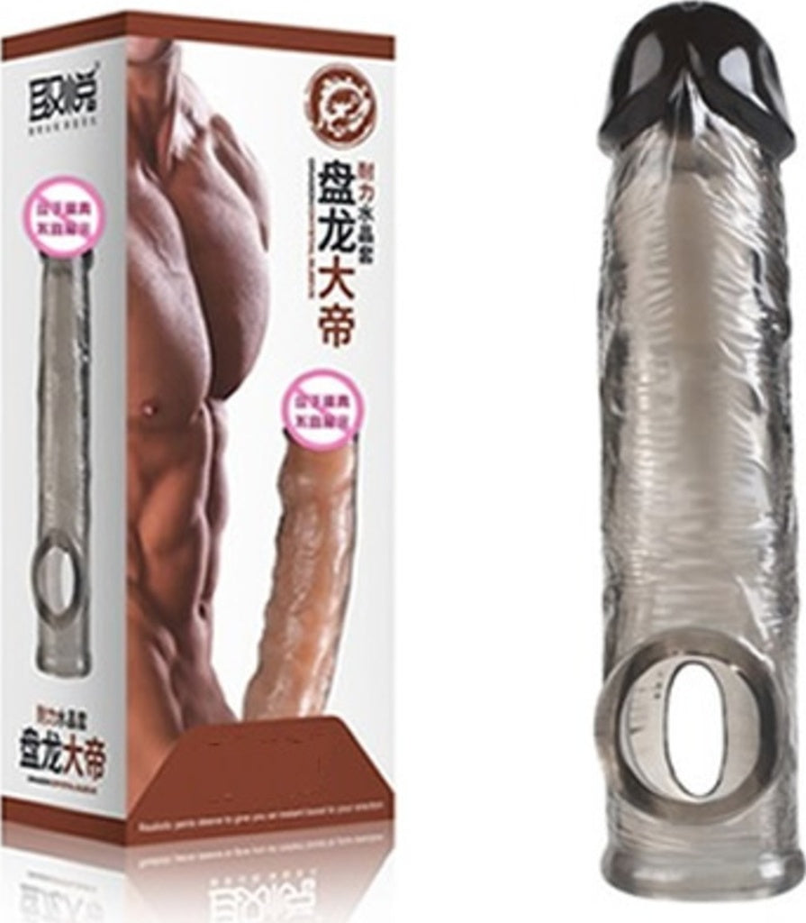 Pretty Love 16 Cm Zenci Uzatmalı Penis Kılıfı + 10 Ml Kaydırıcı