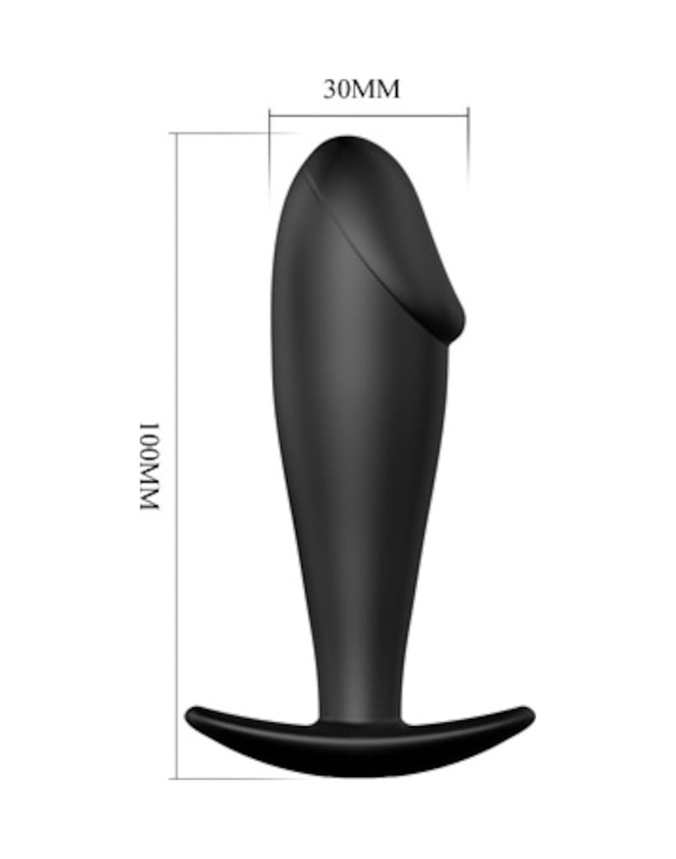 Pretty Love Butt Plug 10 Cm Silikon Anal Plug Zenci Penis Mini Anal Dildo