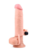 X-Tender 5 CM Dolgulu Güçlü Titreşimli Realistik Penis Kılıfı