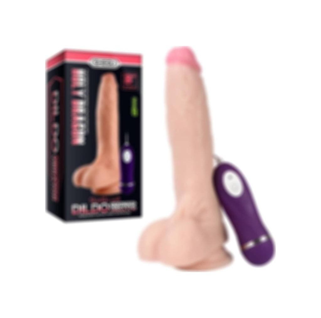 Shequ Holy 21 Cm 10 Hız Titreşimli Vantuzlu Realistik Vibratör Penis