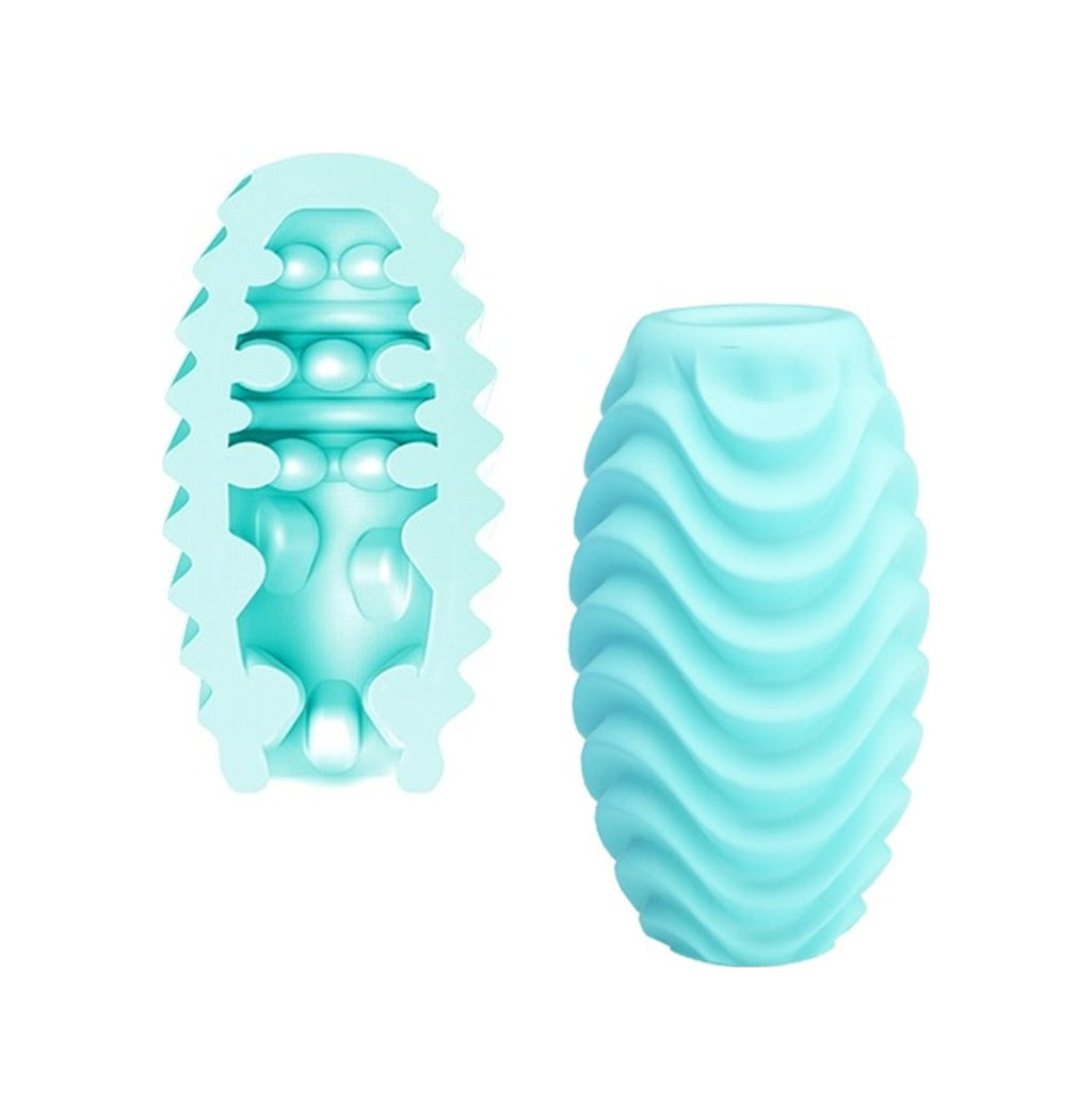 Double-Sided Egg İki Taraflı Yumurta Yeşil Mastürbatör