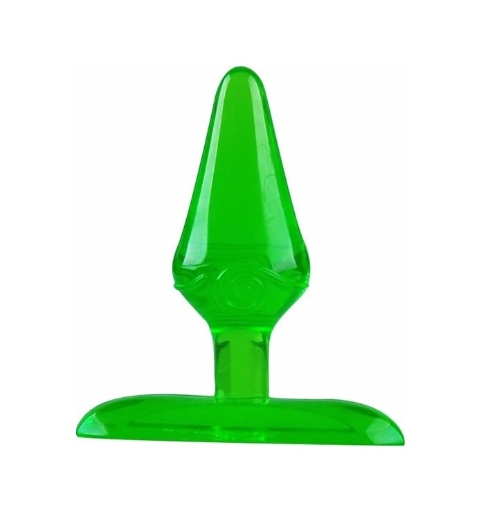 Erotic Mini 7 CM Vantuzlu Yeşil Anal Plug Anal Tıkaç