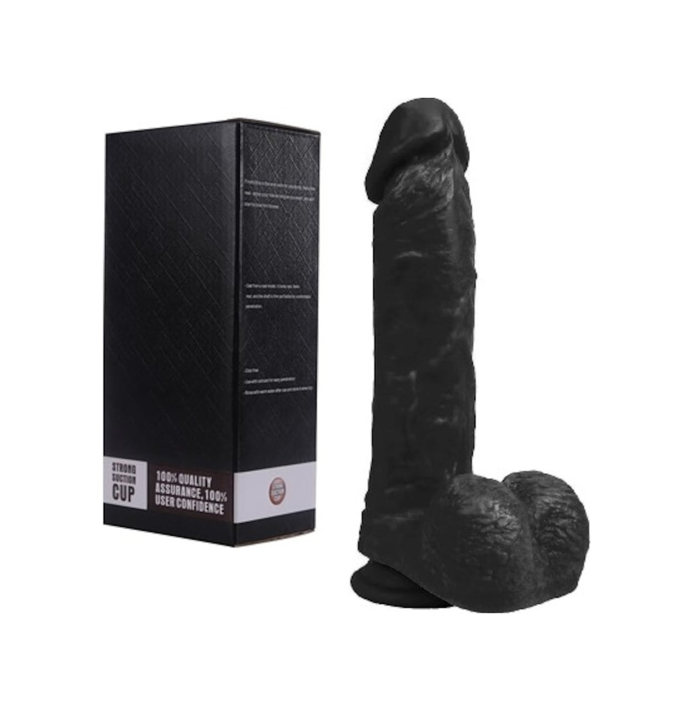 King 22 Cm Realistik Zenci Penis Vantuzlu Gerçekçi Kalın Dildo