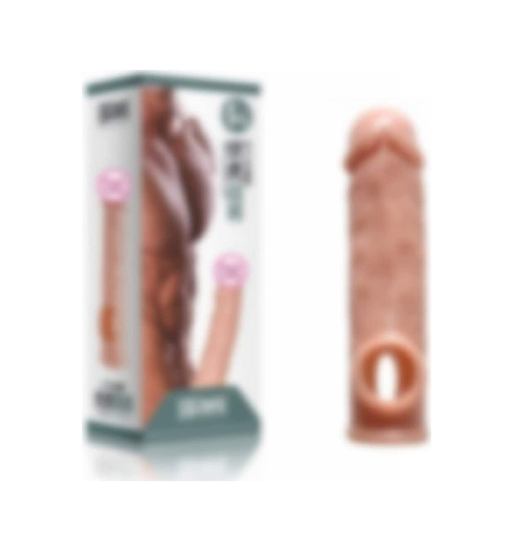 Big 16 Cm Realistik Uzatmalı Penis Kılıfı + Kaydırıcı