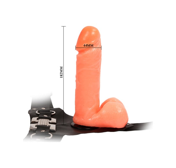 Baile Belden Bağlamalı Protez Penis 18 CM Realistik Vibratör Dildo