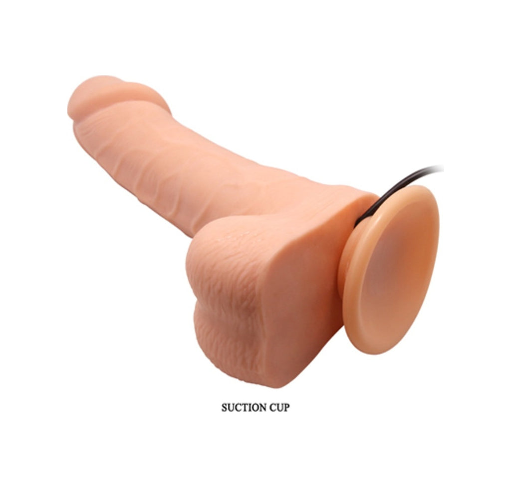 Baile Barbara 20 Cm Titreşimli Vantuzlu Rotasyonlu Gerçekçi Vibratör