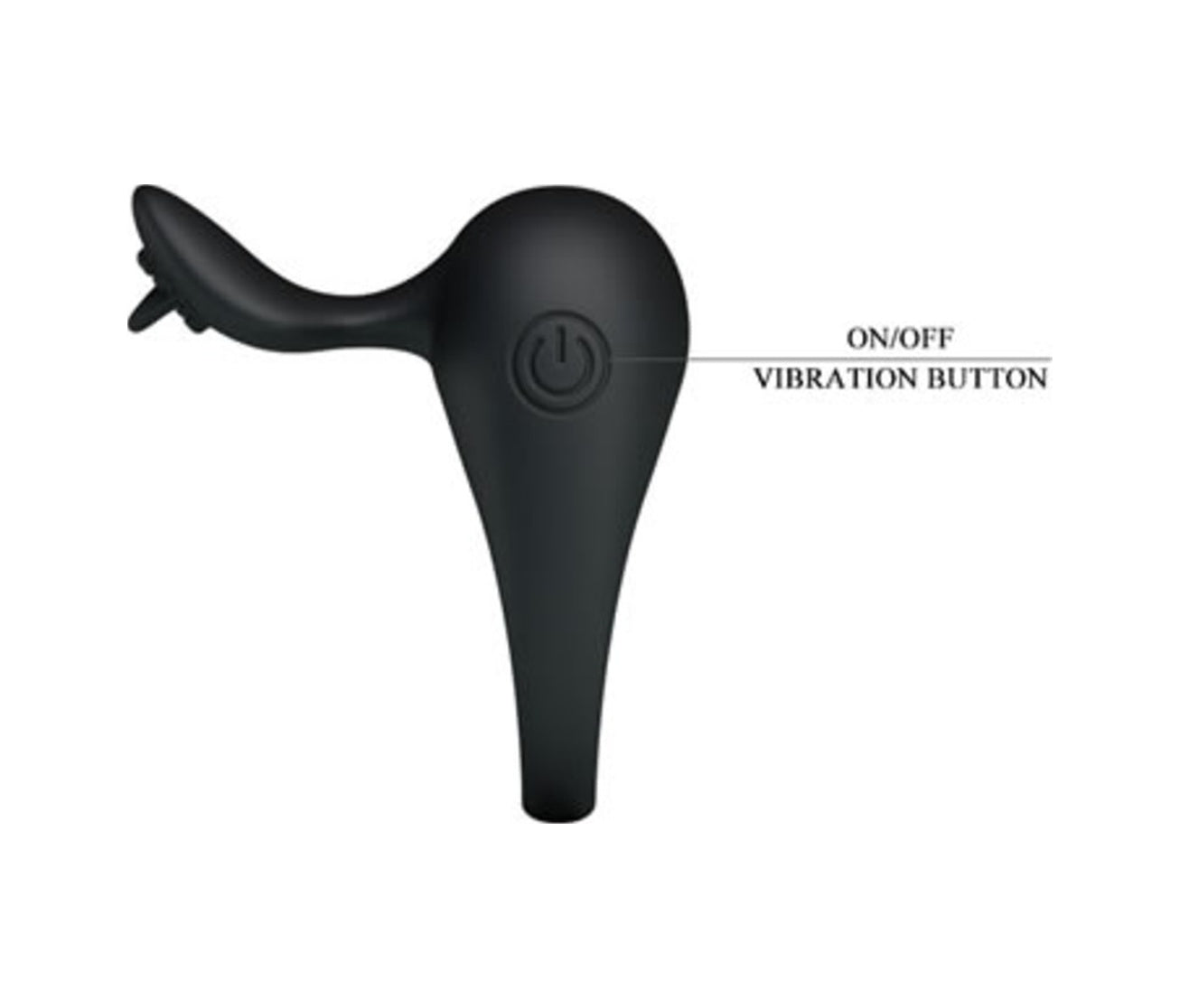 Pretty Love Tong Güçlü Titreşimli Penis Halkası Klitoris Vibratör Mastürbatör