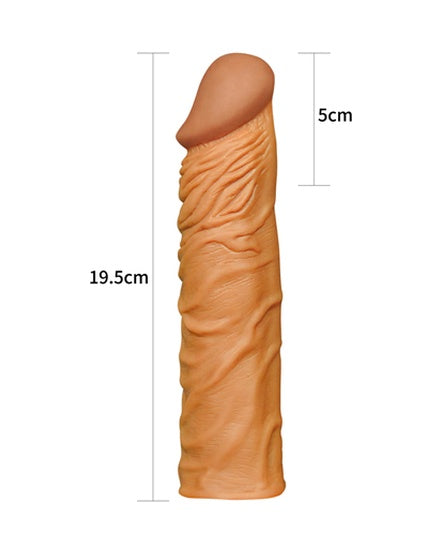 Lovetoy X-Tender 5 CM Dolgulu Realistik Uzatmalı Penis Kılıfı