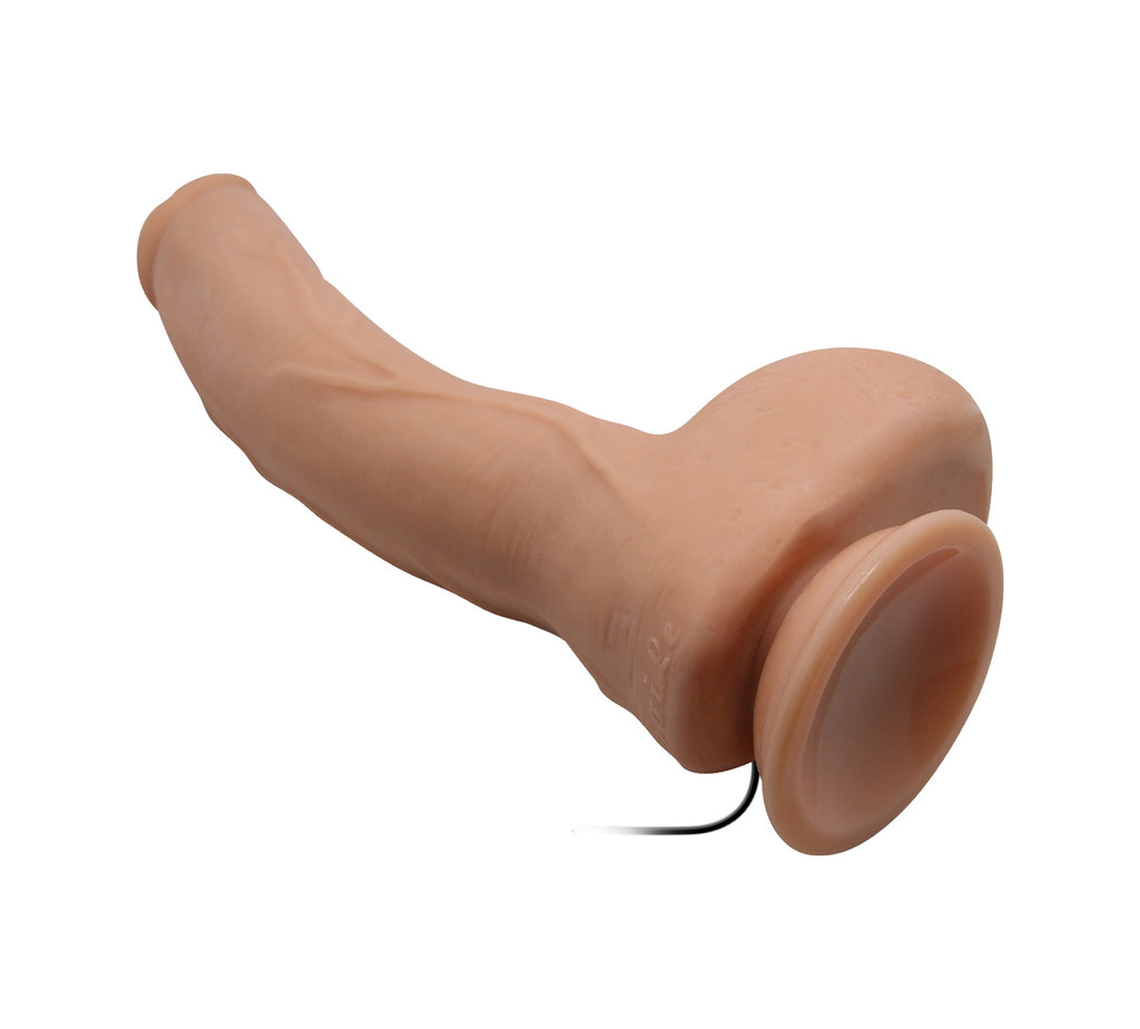 Jack 26 Cm Titreşimli Realistik Vantuzlu G-spot Dildo Penis