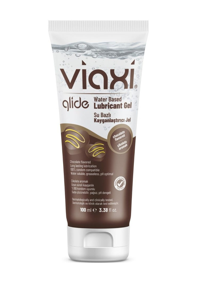 Viaxi Glide Su Bazlı Kayganlaştırıcı Jel Çikolata Aromalı 100 ML