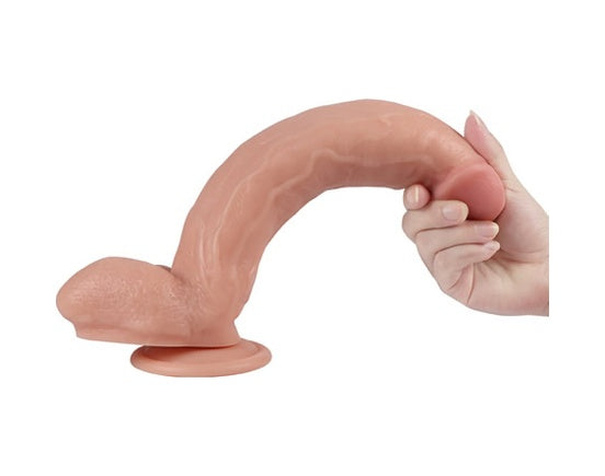 King Size 30 CM Uzun Kalın Penis Et Dokusu Süper Realistik Dildo