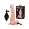 Baile Pompalı Büyüyen Realistik Penis Anal Vajinal Dildo Mastürbatör