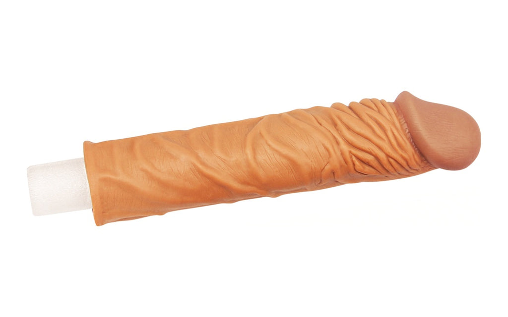 Lovetoy X-Tender Realistik 5 CM Dolgulu Penis Kılıfı + Jel