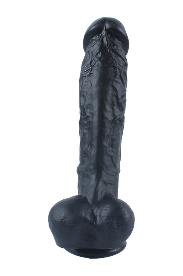 Tam Realistik 17 CM Vantuzlu Gerçekçi Ten Dokusunda Yapay Siyah Zenci Dildo Penis