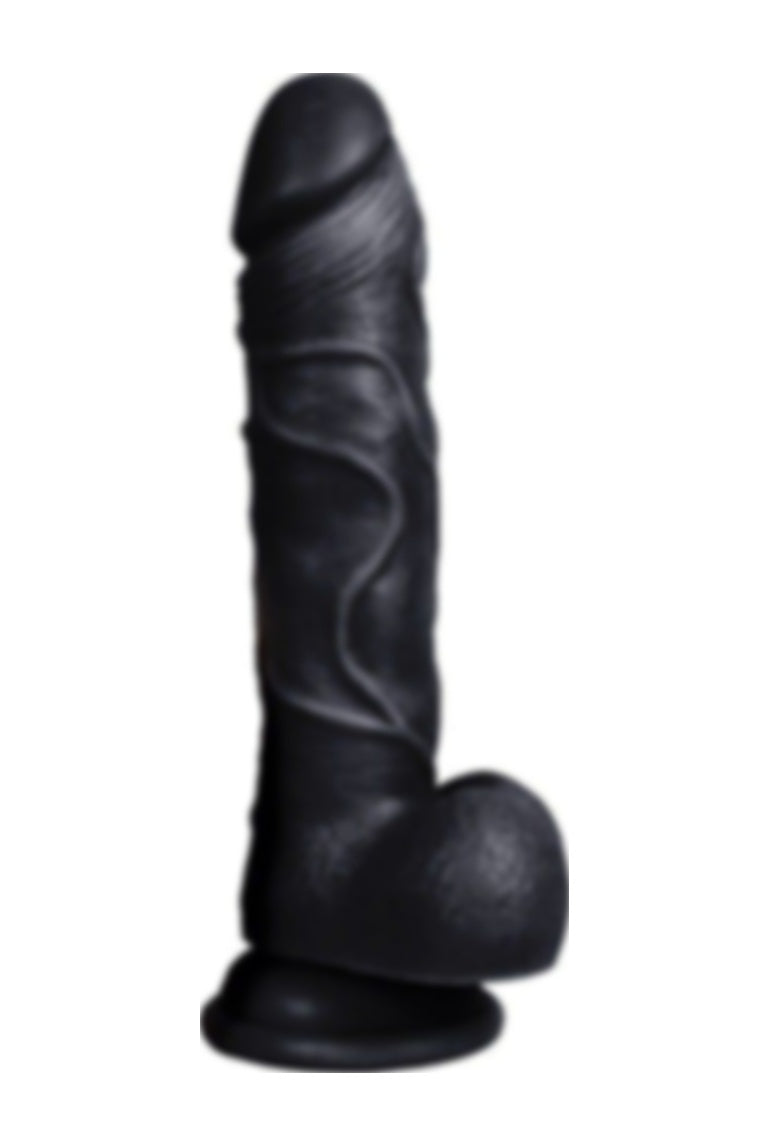 20 Cm Zenci Realistik Damarlı Penis Dildo