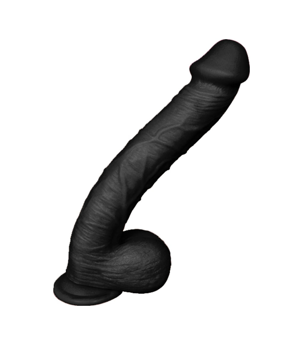 Zenci Dev Gladyatör 33 CM Realistik Penis Gerçek Görünümlü Dildo