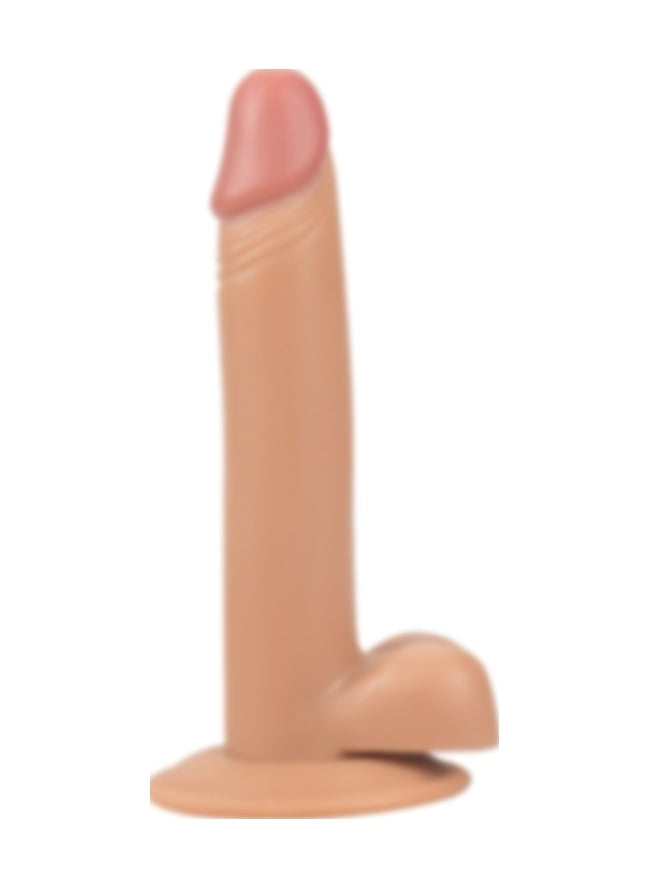21 CM Ten Dokusu Realistik Vantuzlu Süper Anal Dildo Penis