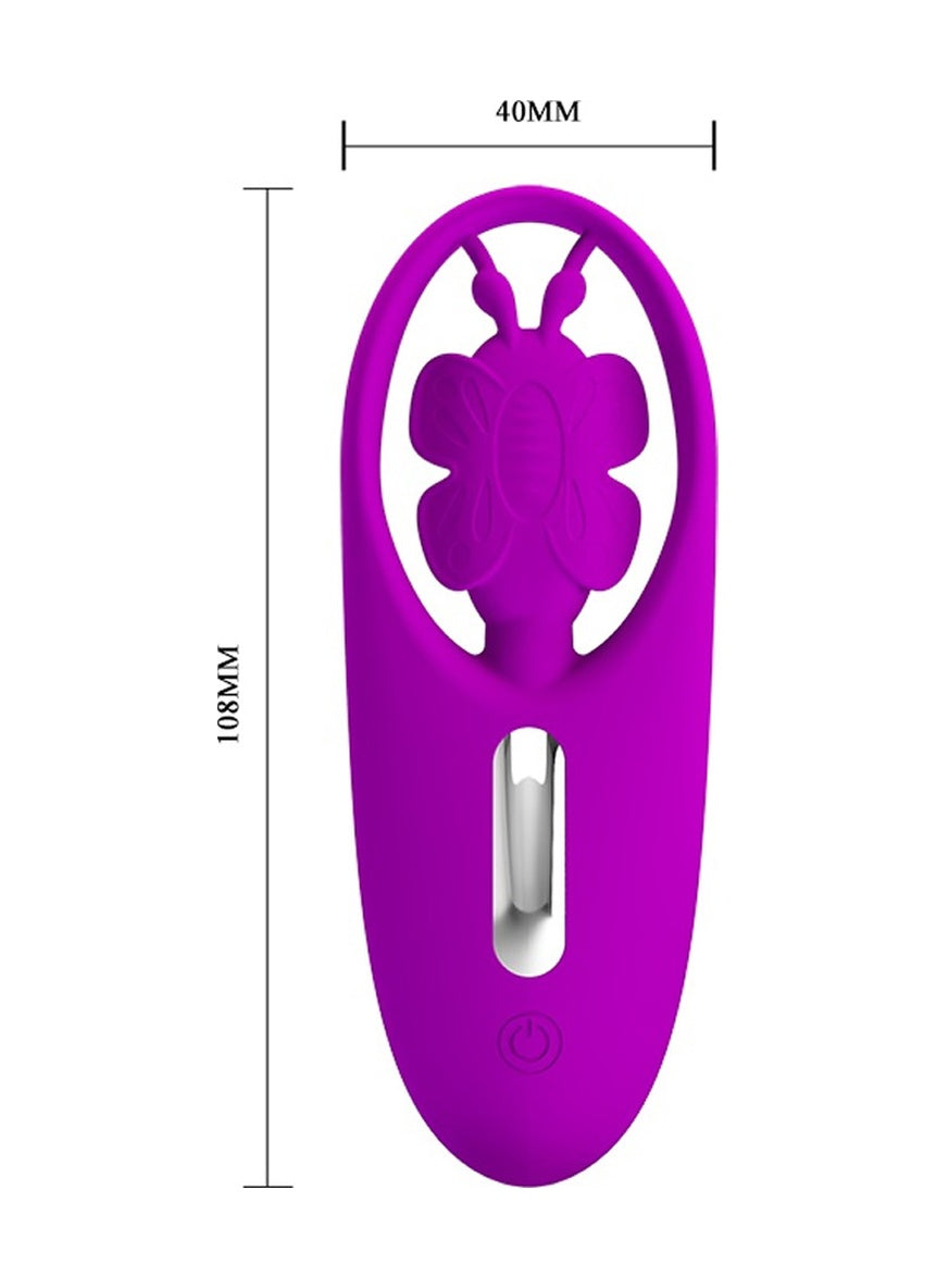 Pretty Love 12 Titreşimli Usb Şarjlı Giyilebilir Kelebek Vibratör Masturbator