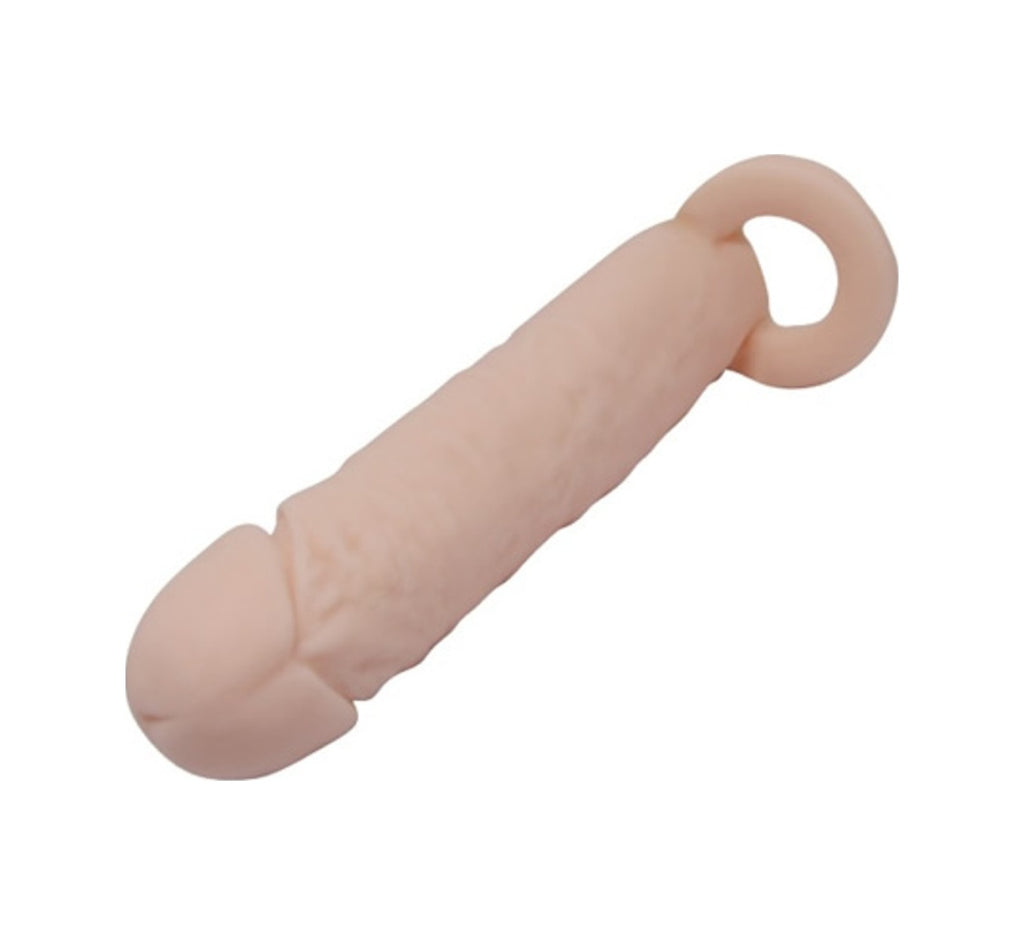 Pretty Love Extended 4 Cm Dolgulu Realistik Uzatmalı Penis Kılıfı