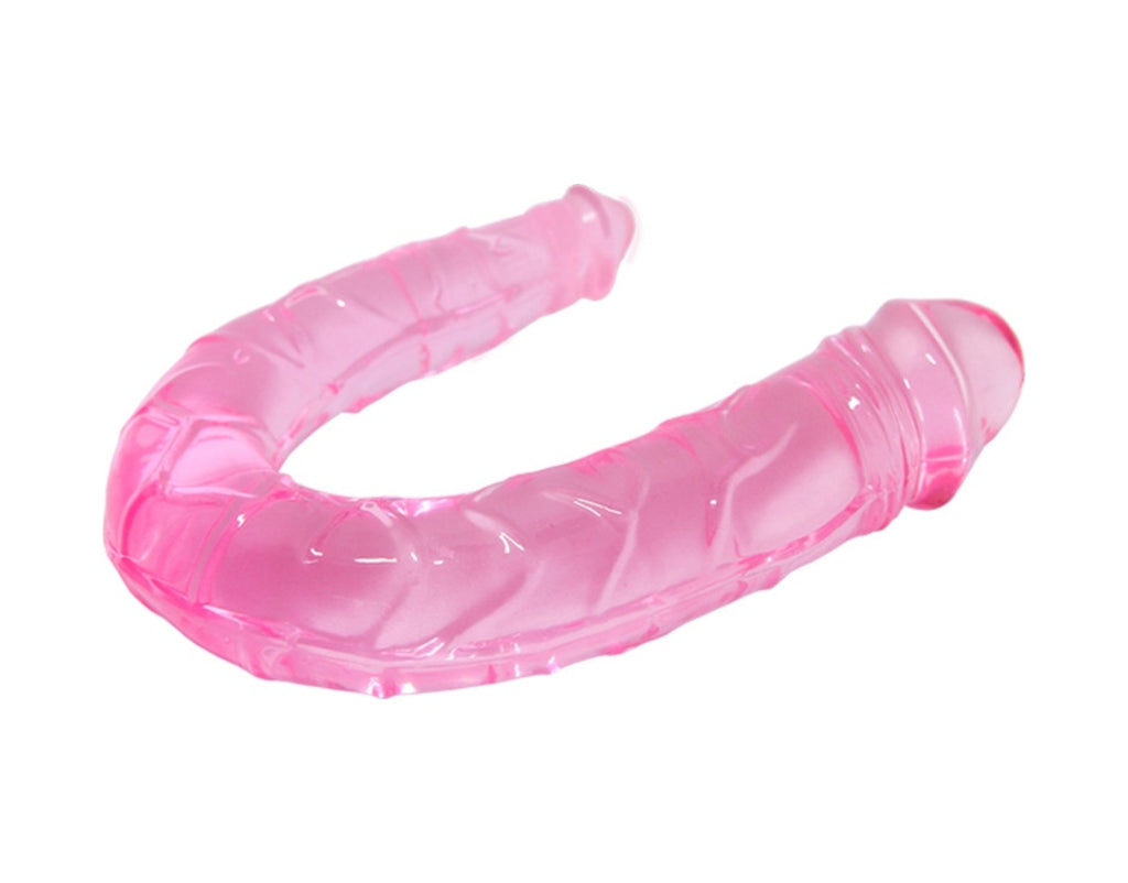 Double Dong 30 Cm Çift Taraflı Jel Dildo Anal Vajinal Penis