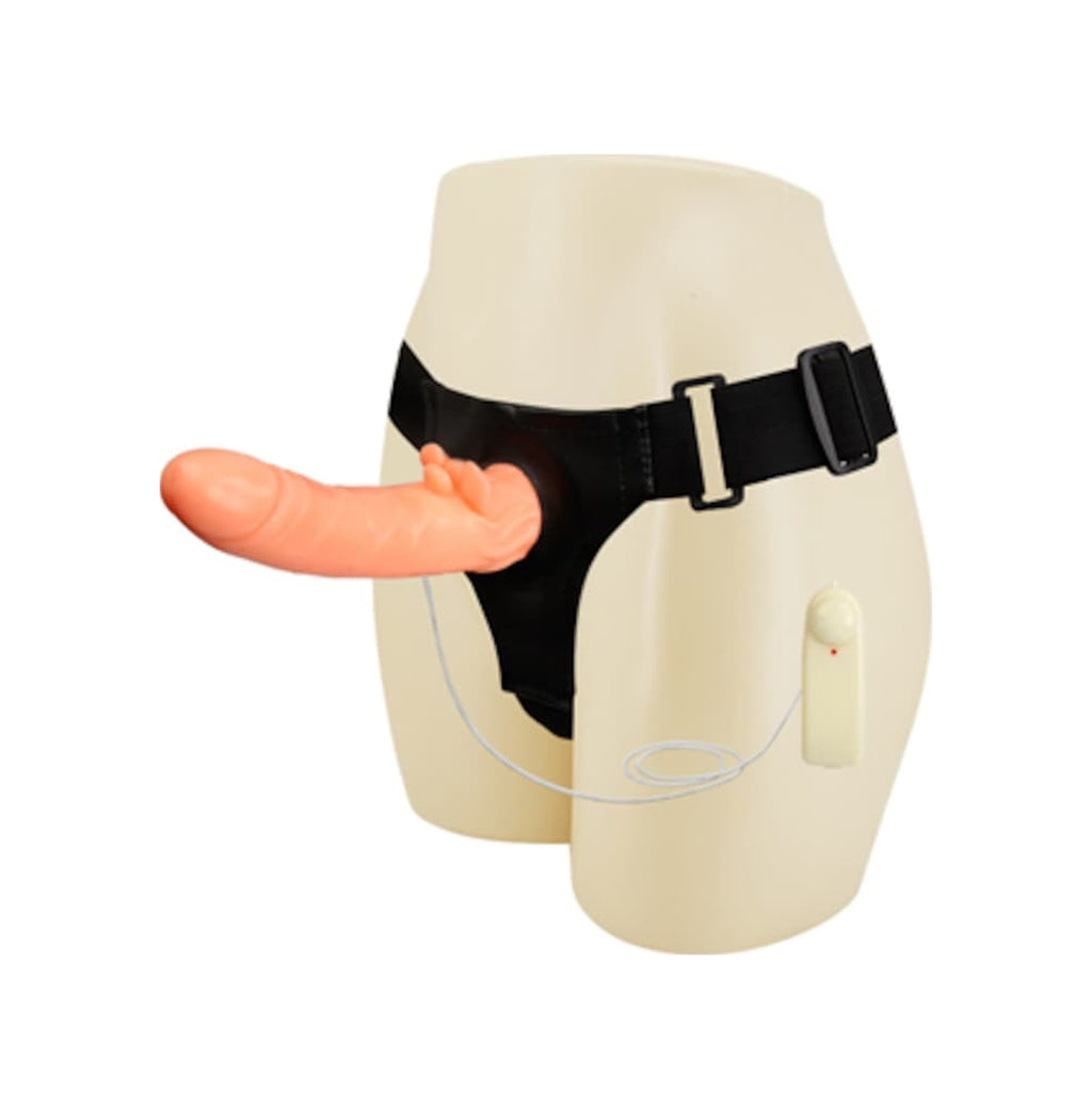Baile Harnes 20Cm Titreşimli Belden Bağlamalı Penis Realistik Protez