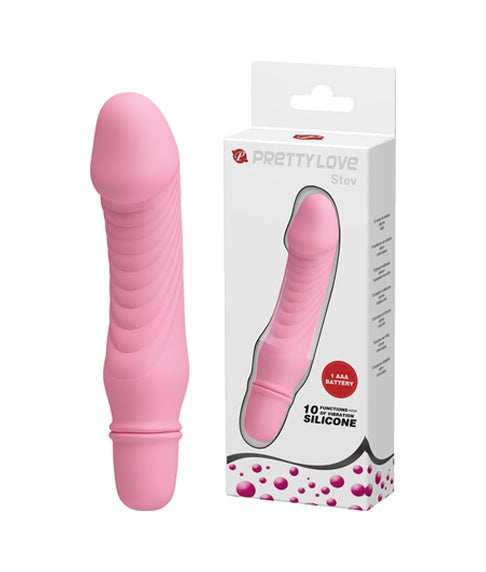 Pretty Love 10 Titreşimli Vibratör Anal Plug G-Spot Pembe Mastürbatör