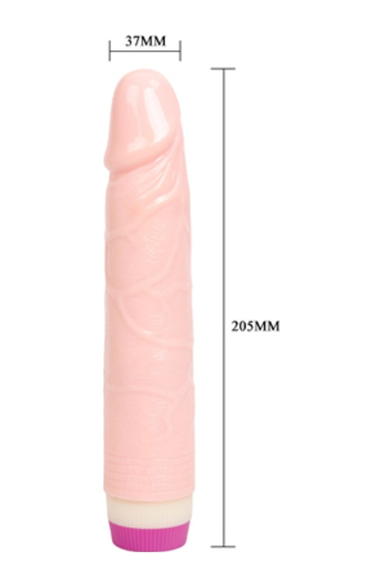 Vibe 21 Cm Güçlü Titreşimli Realistik Vibratör Gerçekçi Penis