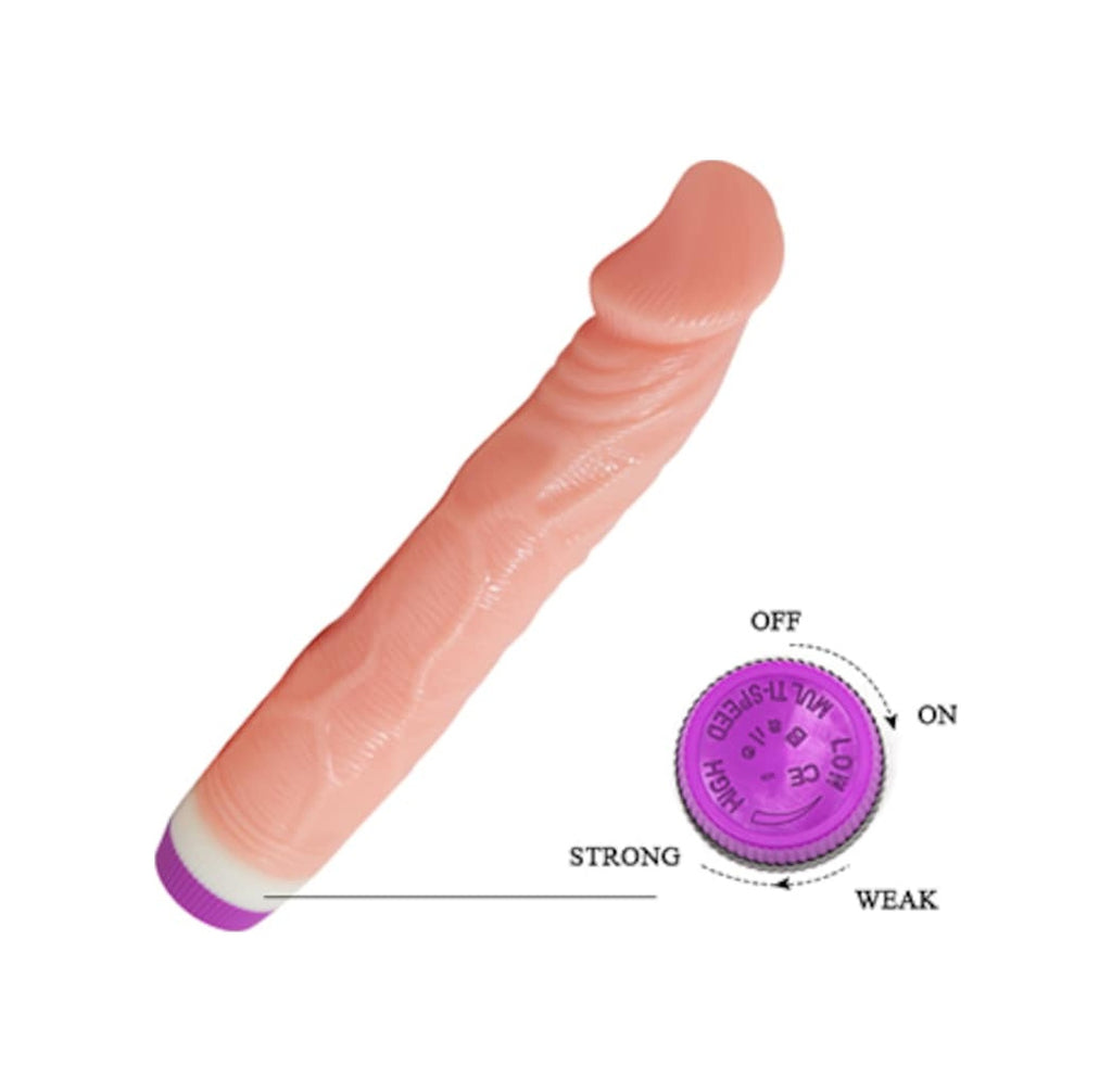 Baile Pleasure Vibe 22Cm Titreşimli Realistik Vibratör Penis Dildo
