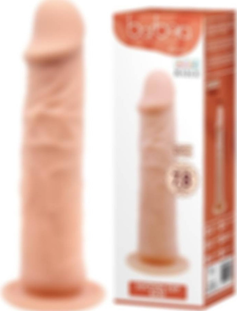 Baile Güçlü Vantuzlu Damarlı Soft Realistik Penis Anal Dildo Vibratör