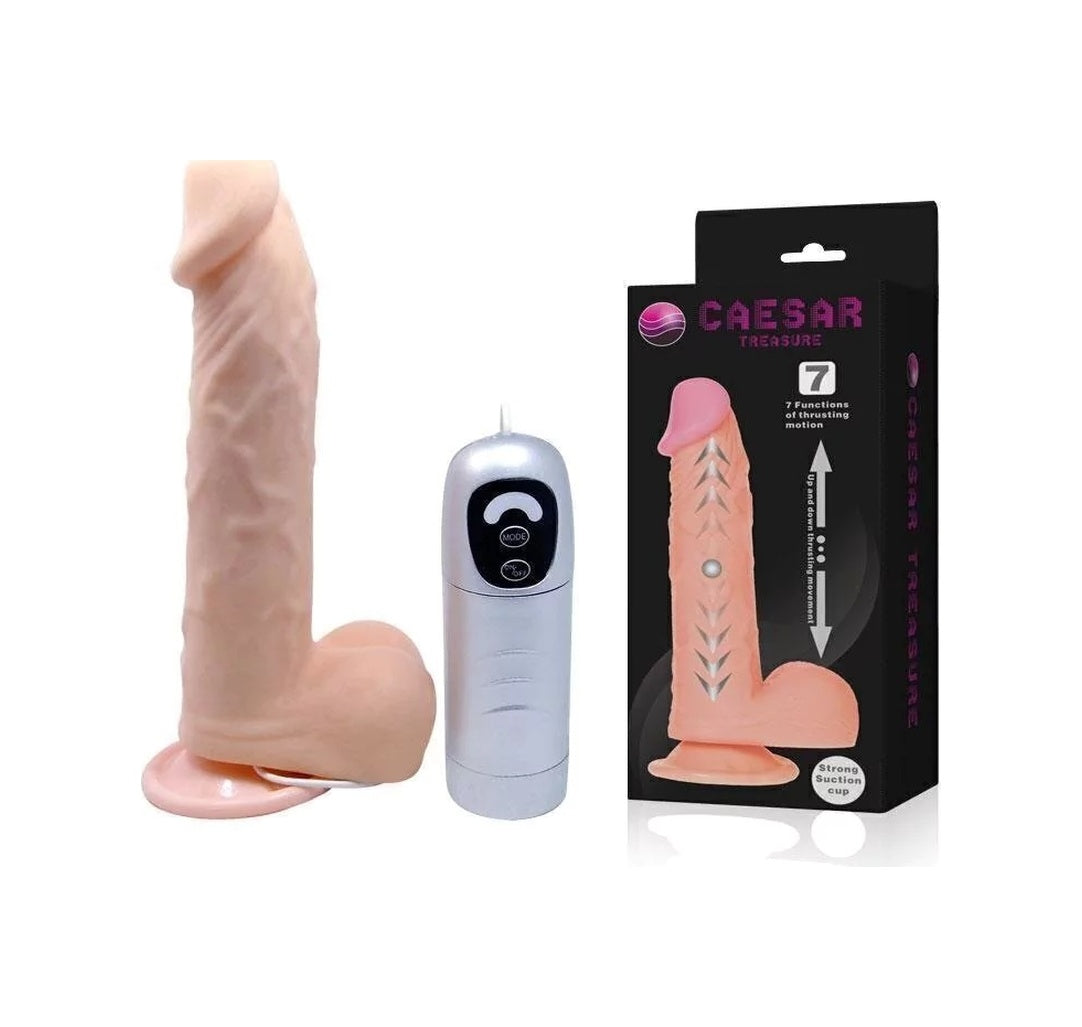 20 Cm Kıkırdaklı Yapıda Titreşimli Kalın Vibratör Penis