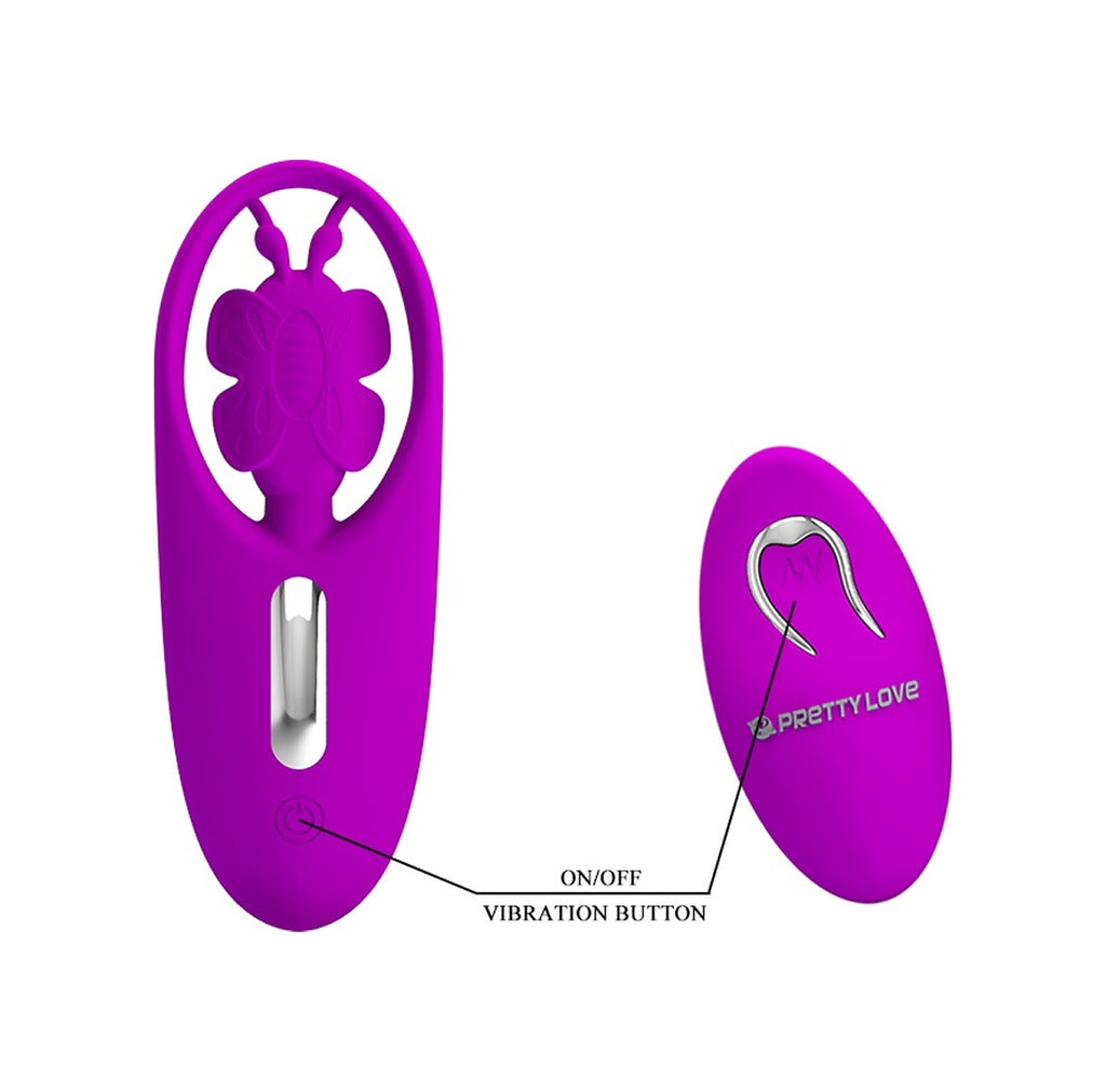 Pretty Love 12 Titreşimli Usb Şarjlı Giyilebilir Kelebek Vibratör Masturbator