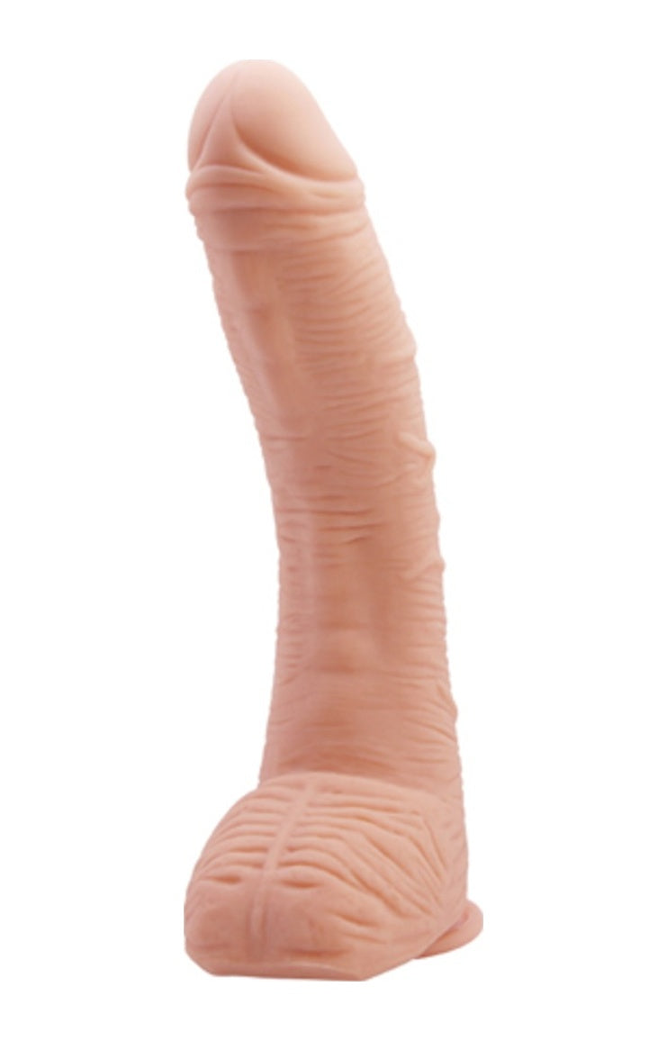 Baile Beautiful 27 Cm G-Spot Realistik Damarlı Vantuzlu Dev Dildo Penis