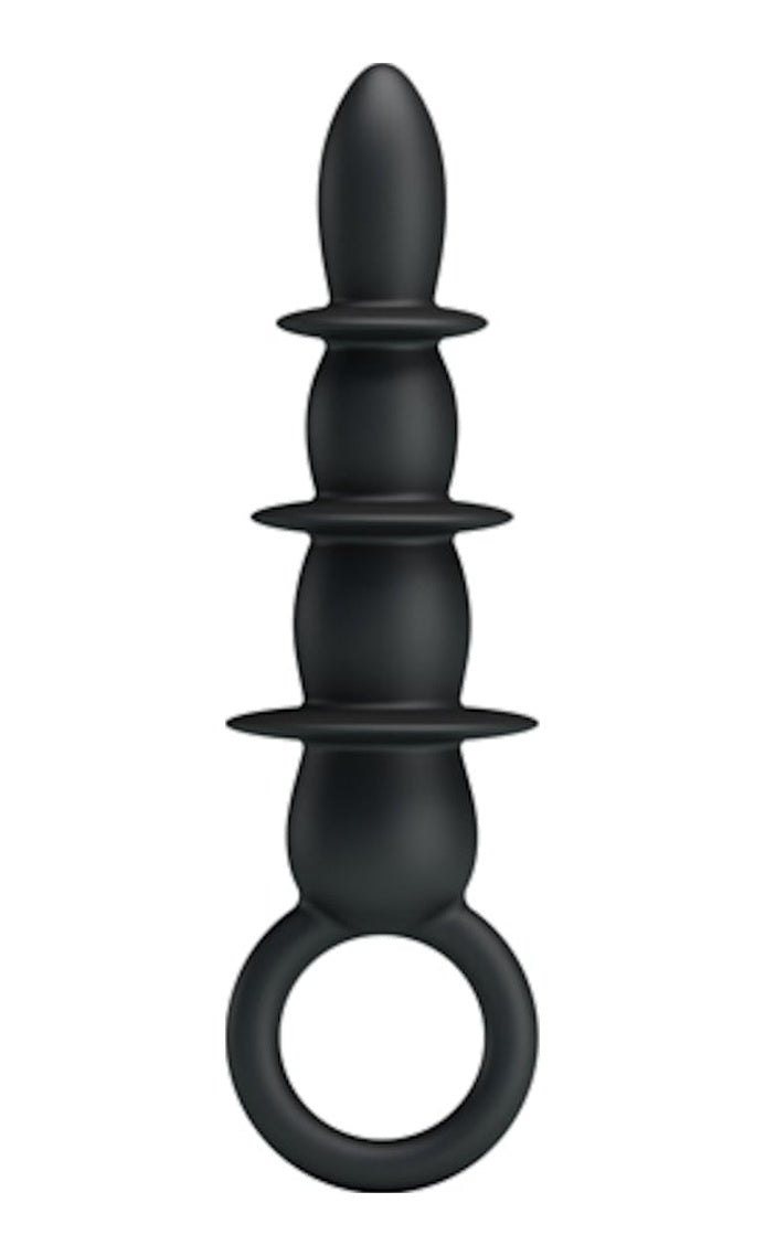 Pretty Love 13 Cm Boğumlu Süper Kalite Anal Plug Anal Açıcı Zenci Dildo