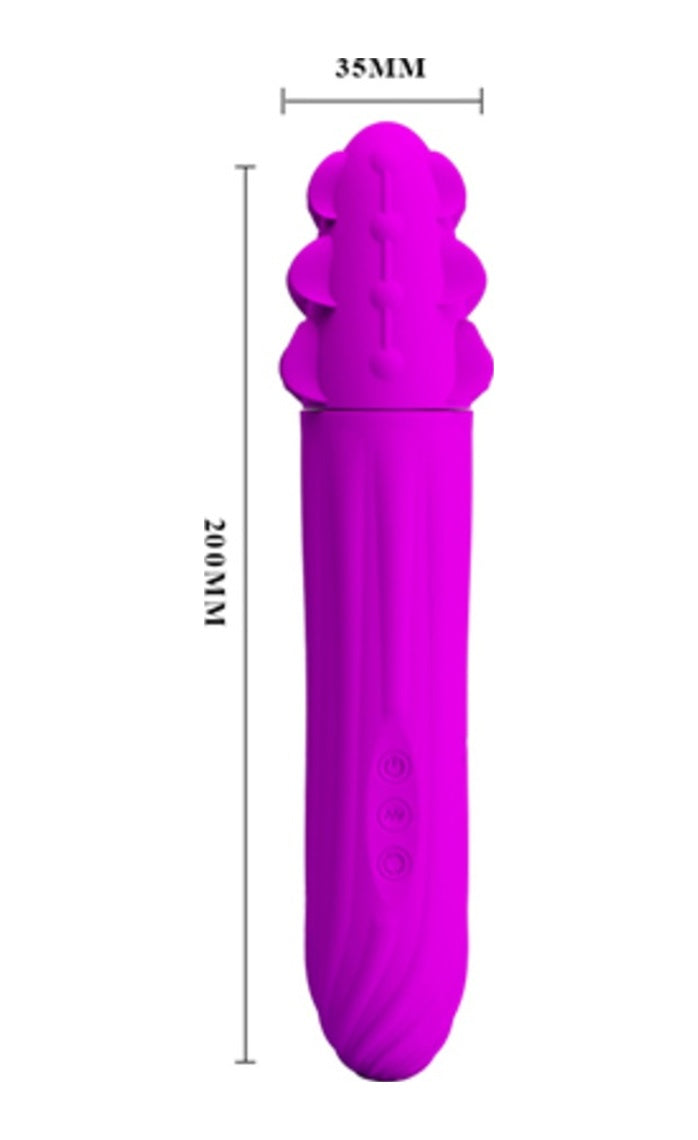 Pretty Love Aron 20 Cm 12 Fonksiyonlu Oynar Başlı Şarjlı Teknolojik Vibratör