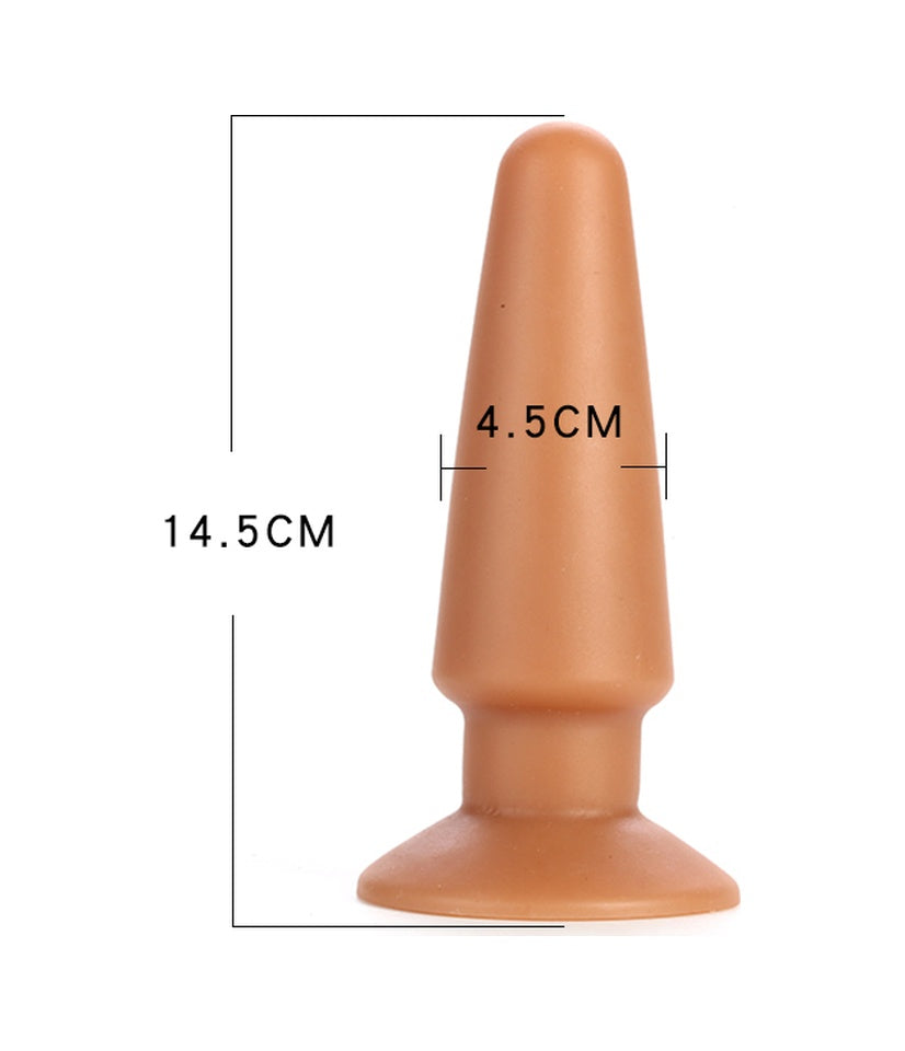 Realistik 13 CM Vantuzlu Anal Tıkaç Plug