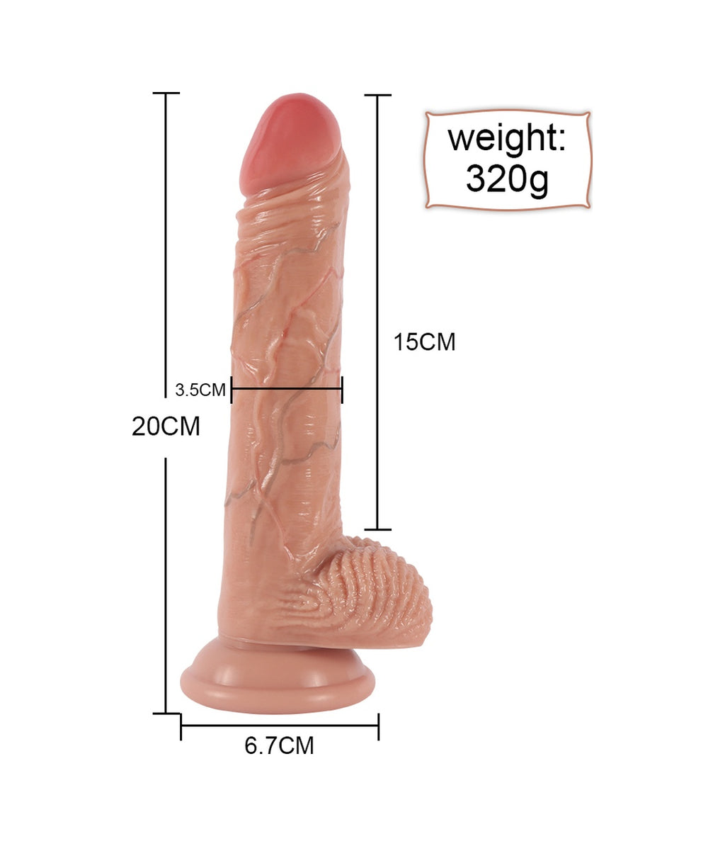 Usb Şarjlı Gidip Gelmeli Realistik 10 Titreşimli Vibratör Penis