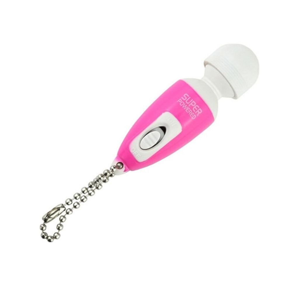 Powered 6 Cm Mini Vibratör Mastürbatör Anahtarlık Vibratör Pembe