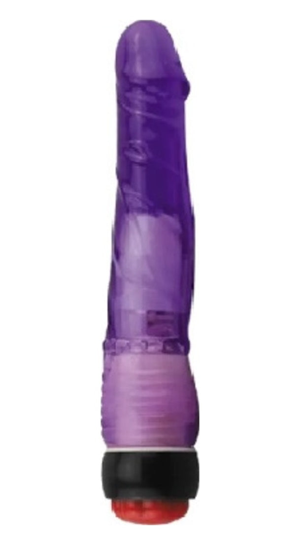 Crazy Bull Vibes 18 Cm Titreşimli Mor Jel Anal Vibratör Dildo Penis