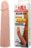 Baile Big 6 Cm Dolgulu Realistik Uzatmalı Penis Kılıfı Dildo