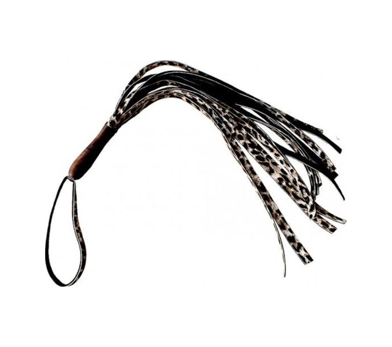 Leopar Deri Fantezi Kırbaç - Unisex Fantazi Kırbaç Standart
