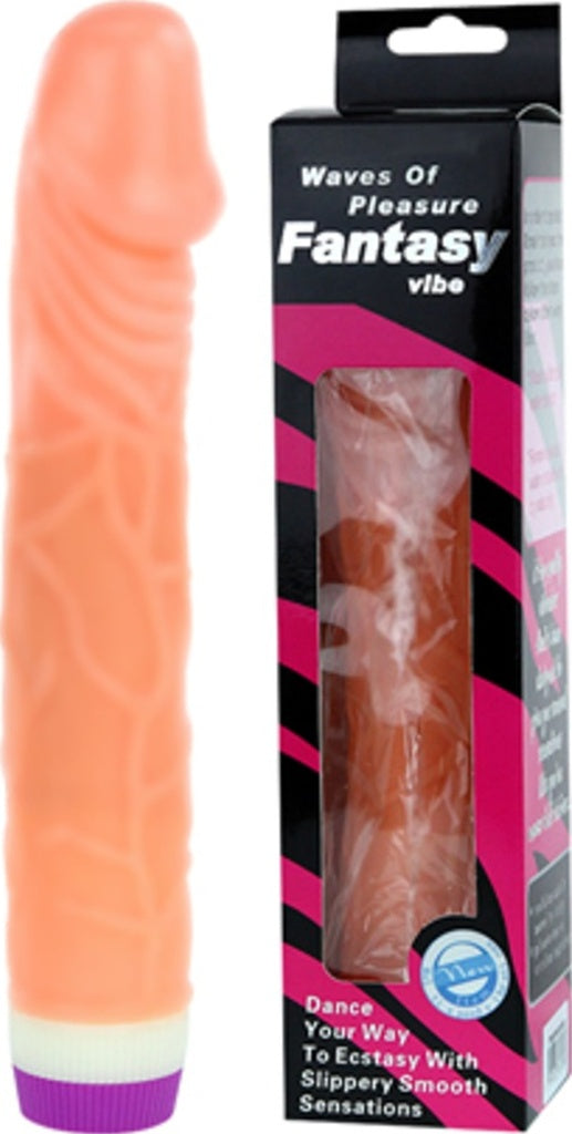 Waves 22 Cm Güçlü Titreşimli Realistik Vibratör Gerçekçi Dildo